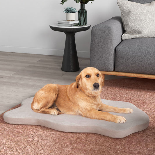 Luxury Memory Foam Dog Bed with Waterproof Cover - Extra Large Orthopaedic Pet Mattress (110x66cm)